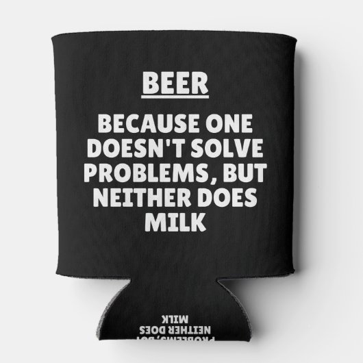 Sei es, weil man Probleme nicht löst, aber Dosenkühler (Rückseite)