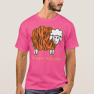Sei Ewe-Nique Orange Bengalisch Tiger Stripes Anim T-Shirt
