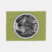 Sei frei! fleecedecke (Vorderseite (Horizontal))