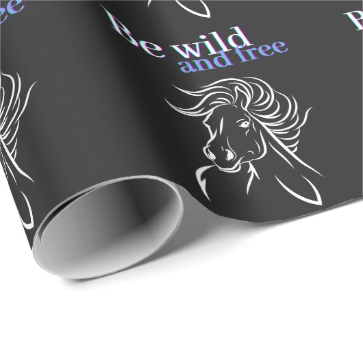 Sei frei und frei geschenkpapier (Rolleneckpunkt)