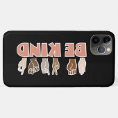 Sei freundlich ASL American Sign Language Case-Mate iPhone Hülle (Rückseite (Horizontal))