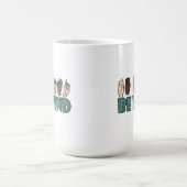 Sei freundlich ASL American Sign Language Kaffeetasse (Mittel)