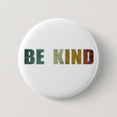 Sei freundlich button (Vorderseite)