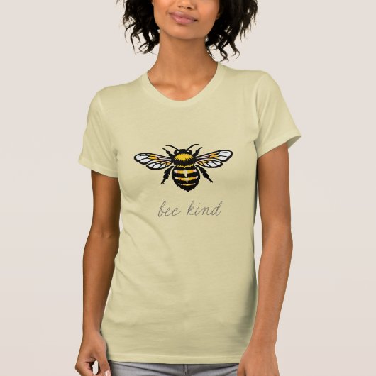 Sei freundlich Design T-Shirt (Vorderseite)