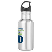 Sei freundlich edelstahlflasche (Vorderseite)