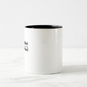 Sei freundlich-freundlich-inspirierend-positiv-Nie Zweifarbige Tasse (Mittel)