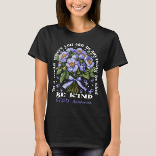 Sei freundlich GERE Awareness Periwinkle Floral Ri T-Shirt