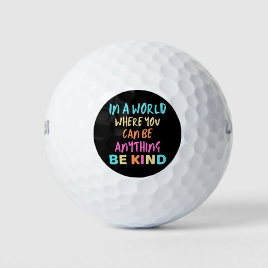 Sei freundlich golfball (Vorderseite)