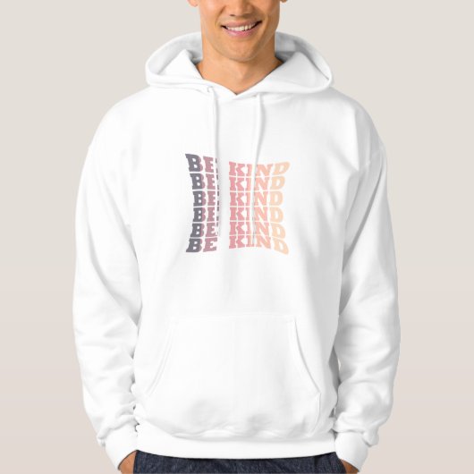 Sei freundlich hoodie (Vorderseite)