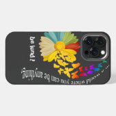 Sei freundlich iPhone hülle (Rückseite (Horizontal))
