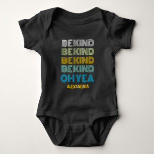 Sei freundlich, ja Niedliche Person Baby Strampler