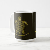 Sei freundlich kaffeetasse (Vorderseite Links)