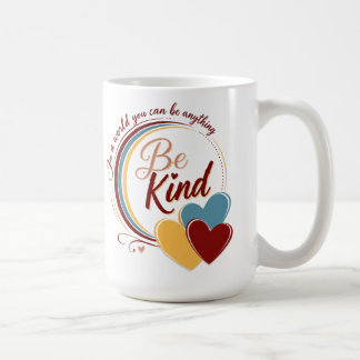 Sei freundlich kaffeetasse