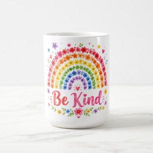Sei freundlich kaffeetasse