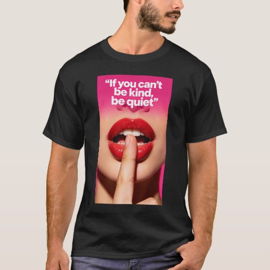 Sei freundlich Karte T-Shirt (Vorderseite)
