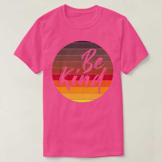 Sei freundlich lustig T-Shirt (Design vorne)