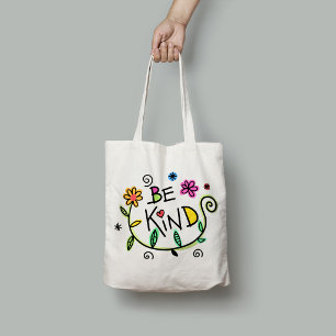 Sei Freundlich Lustige Moderne Typografie Minimali Tasche