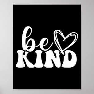 Sei freundlich minimalist liebe freundlichkeit pos poster