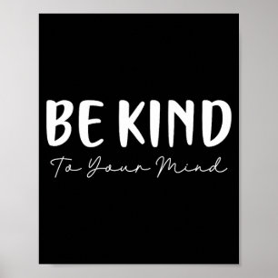 Sei freundlich minimalist liebe freundlichkeit pos poster