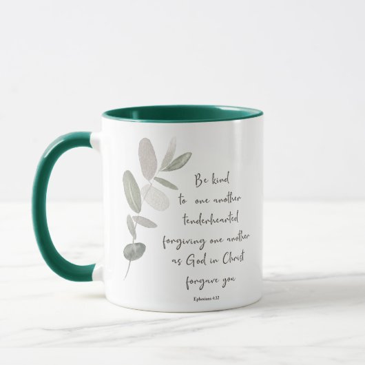 Sei freundlich minimalistisch botanisch tasse (Links)