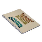 Sei freundlich notizblock (Rechte Seite)