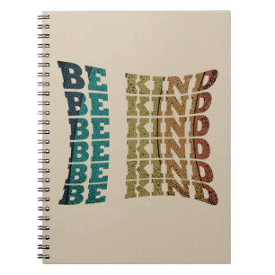 Sei freundlich notizblock