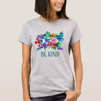 Sei Freundlich Phoebe Floral Inspirierend T-Shirt