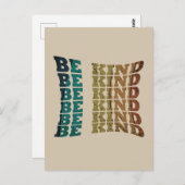 Sei freundlich postkarte (Vorne/Hinten)