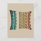 Sei freundlich postkarte (Vorderseite)