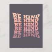 Sei freundlich postkarte (Vorderseite)