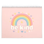 Sei freundlich – Regenbogen-Pastell-Positivität Kalender (Titelbild)