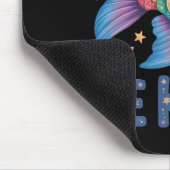 Sei freundlich Regenbogen Schuppen Fisch Lehrer Le Mousepad (Ecke)