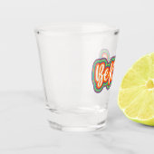 Sei freundlich schnapsglas (Links)