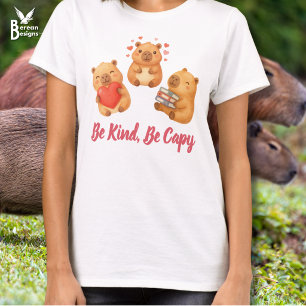 SEI FREUNDLICH, SEI CAPY Süßes Aquarell Capybara T-Shirt