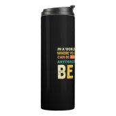 Sei freundlich thermosbecher (Nach links gedreht)
