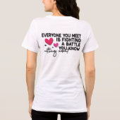 Sei Freundlich Tri-Blend-Shirt Tri-Blend Shirt (Rückseite)