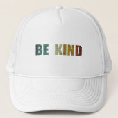 Sei freundlich truckerkappe (Vorderseite)