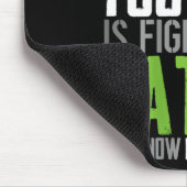 Sei freundlich zu jedem, den du triffst, er kämpft mousepad (Ecke)