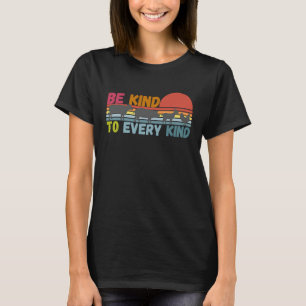 Sei Freundlich Zu Jeder Art Tiere-Rechte Vegan-Tie T-Shirt