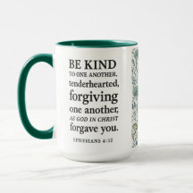 Sei freundlich zueinander Tasse