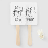 Sei froh fächer (Vorne und Hinten)