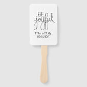 Sei froh fächer (Vorderseite)