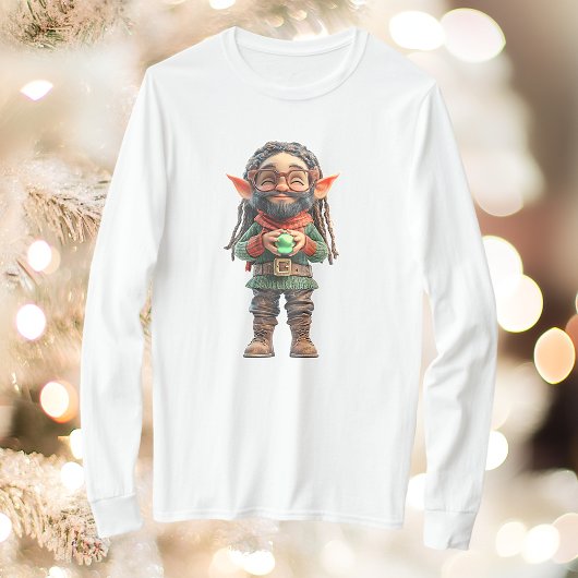 Sei froh über den Weihnachtself Männer-T-Shirt T-Shirt