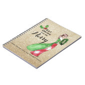 Sei froh Weihnachts-Notizbuch Notizblock (Linke Seite)