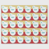 Sei frohe Weihnachten Geschenkpapier (Flach)