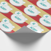 Sei frohe Weihnachten Geschenkpapier (Ecke)