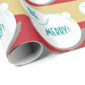 Sei frohe Weihnachten Geschenkpapier (Rolleneckpunkt)