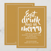 Sei fröhlich einladung (Vorne/Hinten)