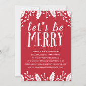 Sei fröhlich | Einladung zur Feier (Vorderseite)