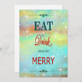 Sei fröhlich feiertagskarte (Vorne/Hinten)